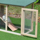 Coops & Hutches, Timberland Trove Deluxe 83" Long Run Rabbit Hutch - Seasonal Overstock