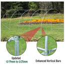 Greenhouse, 20' x 10' x 7' Soft Cover Dome Top Greenhouse - Green - Seasonal Overstock