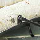 Black Metal Log Basket Firewood Rack Log Holder - Seasonal Overstock