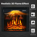 Fireplaces, Elio White 1400W Electric Fireplace TV Stand for TVs up to 65" - Seasonal Overstock