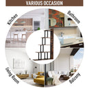 Greyson 5 Tier Rustic Brown Staircase Bookshelf - Seasonal Overstock