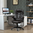Maxwell Faux Leather Executive Office Chair - Brown - Seasonal Overstock