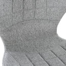 Norwin Adjustable Height Swivel Barstool (2 Pack) - Grey Fabric - Seasonal Overstock