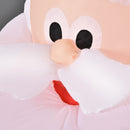 Christmas Decorations, 6ft Inflatable Santa with Naughty List & Goat - Seasonal Overstock