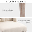 Cecilia 26" Beige Upholstered Counter Stool (2 Pack) - Seasonal Overstock