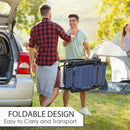 Patio Furniture, Darius 2pc Zero Gravity Chair Set - Blue - Seasonal Overstock