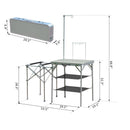 Folding Camping Table with Easy-Go Carry Case - Seasonal Overstock