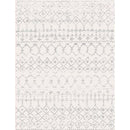 Frayda Ivory / Grey Modern Area Rug by Puffy Comforts - Seasonal Overstock