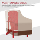 Linkin Wood Adirondack Chair in Red - Seasonal Overstock