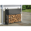 Ultra Duty Firewood Rack with Cover - 4ft - Seasonal Overstock