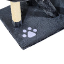 Cat Trees, 7.8 - 8.5ft XL Cat Tree / Condo / Activity Center - Dark Grey - Seasonal Overstock