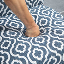 Aciano Blue Upholstered Slipper Accent Chair - Seasonal Overstock