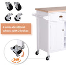 Kitchen Carts, Emma Kitchen Cart / Island on Castors - Seasonal Overstock