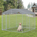 9.8' x 9.8' Large Dog House Kennel Pen with Canopy Shade - Seasonal Overstock