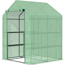 Greenhouse, 4.7' x 4.5' x 6.2' Portable Walk-In Greenhouse with 8 Shelves - Seasonal Overstock