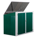 Storage Sheds, 5.7' x 3.3' Lockable Utility Waste Bin Storage Shed with Front and Top Open - Seasonal Overstock