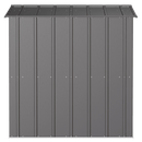 8' x 6' Arrow Classic Steel Storage Shed - Charcoal - Seasonal Overstock