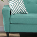 Sofas, Oakwood 76" Green Modern Upholstered Sofa - Seasonal Overstock