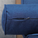 Sofas, Oliver 80" Blue Button Tufted Mid Century Modern Sofa - Seasonal Overstock