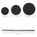 Set of 2 Adjustable Dumbbells Set 88 lbs (40 kgs) Total Weight - Seasonal Overstock