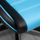 Gaming Chairs, Bender Blue Black High Back Gaming Chair with Head and Lumbar Pillow - Seasonal Overstock