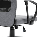 Everett High Back Grey Office Chair with Mesh Back - Seasonal Overstock
