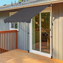 6.5ft Wide Retractable RV / Patio Awning - Grey - Seasonal Overstock
