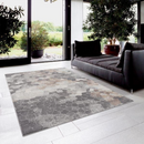 Area Rugs, Malachi Beige / Grey Modern Area Rug by Casper Studios - Seasonal Overstock