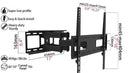 Wall Mounts, Full Motion Wall Mount for 26 - 55" TVs - Seasonal Overstock