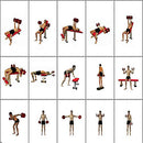 3-in-1 Adjustable Dumbbell Set with Barbell Connecting Rod 20Kg / 44lbs - Seasonal Overstock