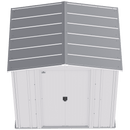 6' x 5' Arrow Classic Steel Storage Shed - Flute Grey - Seasonal Overstock