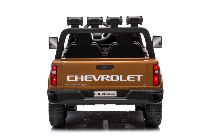 24V 4x4 Chevrolet Silverado 2 Seater Ride on Truck for Kids - Seasonal Overstock