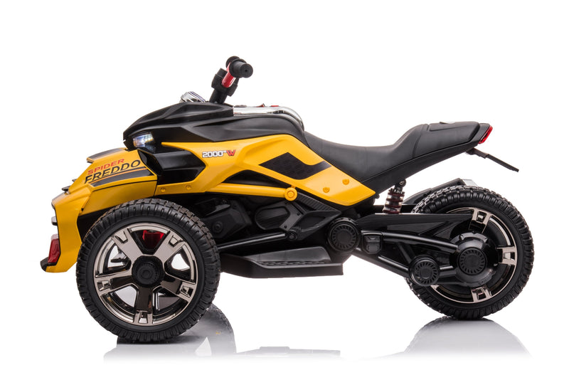 12V Freddo Spider 3 Wheel Motorcycle Trike 2 Seater - Seasonal Overstock