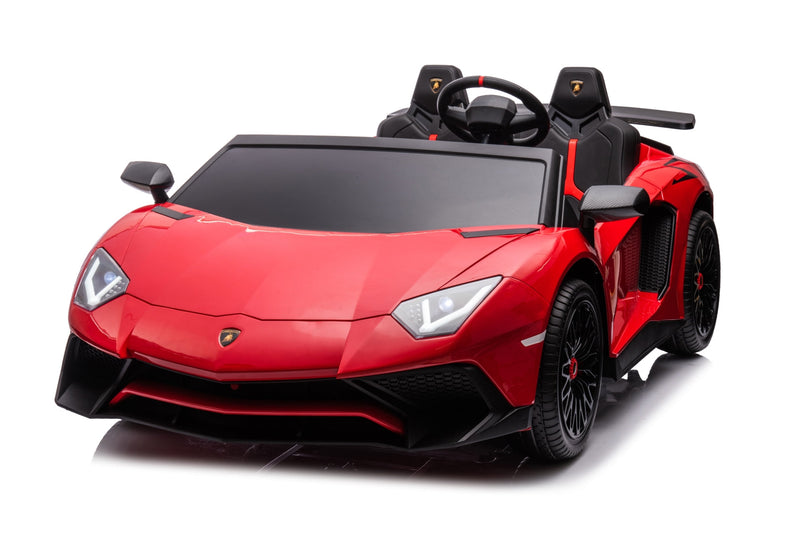 24V Lamborghini Aventador 2 Seater Ride on Car for Kids with Brushless Motor - Seasonal Overstock