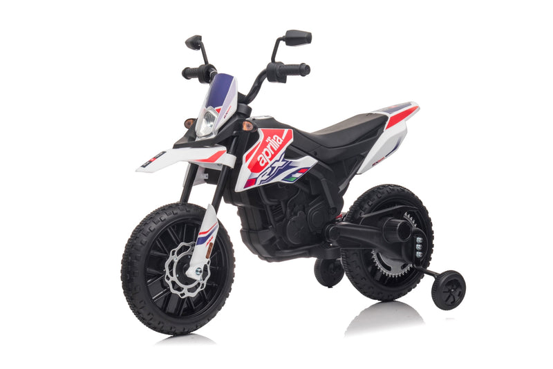 12V Aprilia Motorcycle 1 Seater Ride On for Kids - Seasonal Overstock