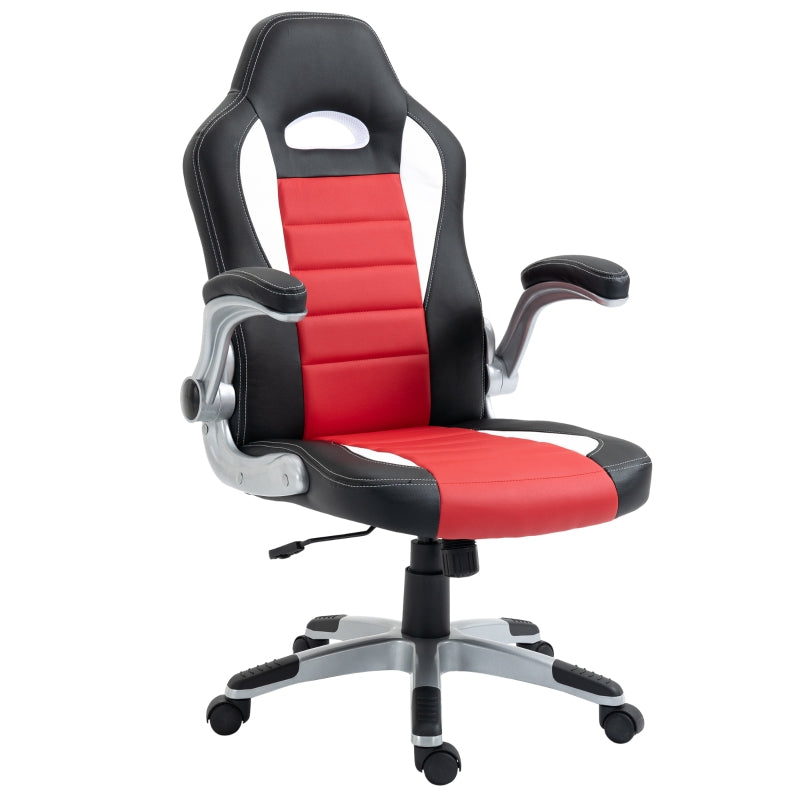Drive Style Ergo Gaming Chair - Red - Seasonal Overstock