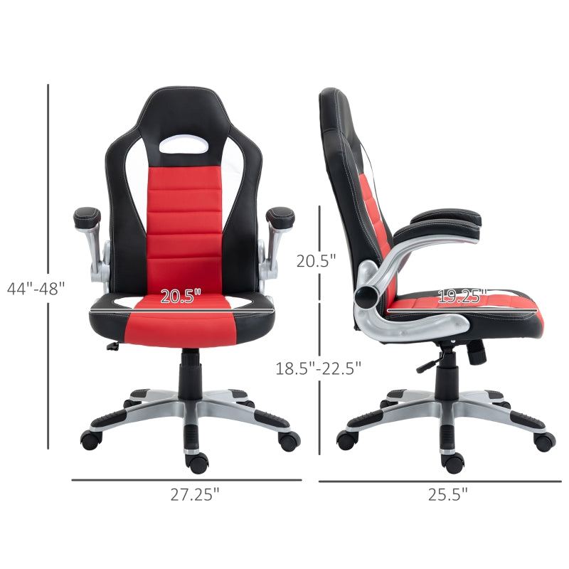 Drive Style Ergo Gaming Chair - Red - Seasonal Overstock