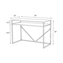 Project 62 Glasgow Metal Writing Desk with Storage - Black - Seasonal Overstock