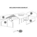 Ultra Max 30' x 50' Canopy Enclosure Kit - Fire Rated - Seasonal Overstock