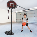 Youth 32” Portable Basketball System with 5.5ft -7.5ft Adjustable Height - Seasonal Overstock