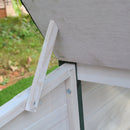 Timberland Trove 77" Small Animal Coop / Hutch - White & Grey - Seasonal Overstock