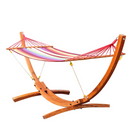 Hammocks, Royce Luxury Hammock & Solid Wood Arc Stand - Seasonal Overstock