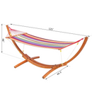 Hammocks, Royce Luxury Hammock & Solid Wood Arc Stand - Seasonal Overstock