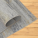 Iva Gold Abstract Washable Area Rug by Sahara Designs - Seasonal Overstock