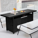 Hagan 57" 50,000BTU Rectangular Propane Outdoor Fire Table - Seasonal Overstock