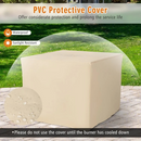 Surya 30" 50,000 BTU Fire Table with Ceramic Table Top - Black - Seasonal Overstock