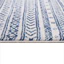 Paytyn Ivory / Blue Modern Area Rug by Casper Studio - Seasonal Overstock