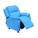 Kids Furniture, Kids Blue Reclining Arm Chair - Seasonal Overstock
