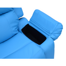 Kids Furniture, Kids Blue Reclining Arm Chair - Seasonal Overstock