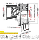 Full Motion Pull-Down TV Wall Mount for 43" - 70" TVs - Seasonal Overstock